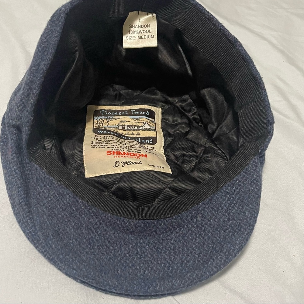 RARE Donegal Tweed Shandon Headwear 100% Wool Hat - Picture 6 of 7